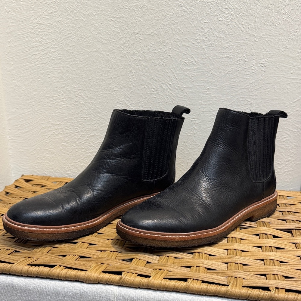 Botkier Black Leather Chelsea Boots - Picture 2 of 6
